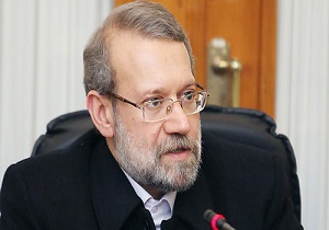 انتخاب لاريجاني رئيساً  مؤقتا لمجلس الشورى الاسلامي الايراني