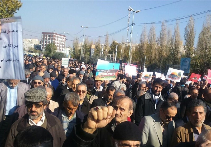 مظاهرات غاضبة في ايران تنديداً بقرار ترامب بشأن القدس