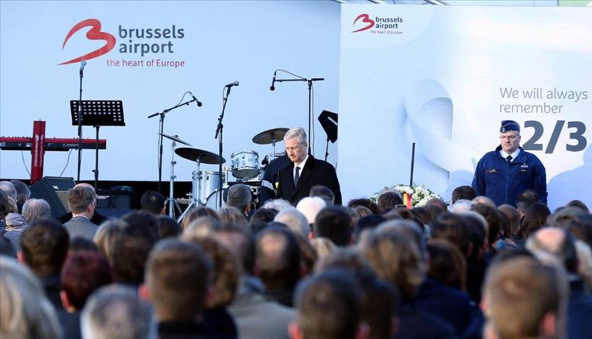 بلجيكا تحيي الذكرى الأولى لهجمات مطار بروكسل