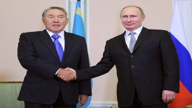بوتين يبحث مع رئيس كازاخستان التسوية السورية