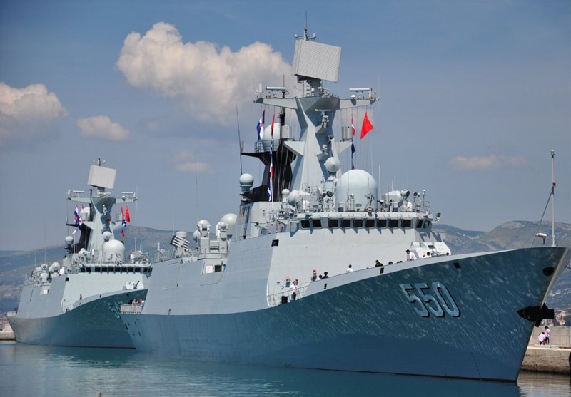 تدريبات بحرية ايرانية صينية مشتركة في بحر عمان