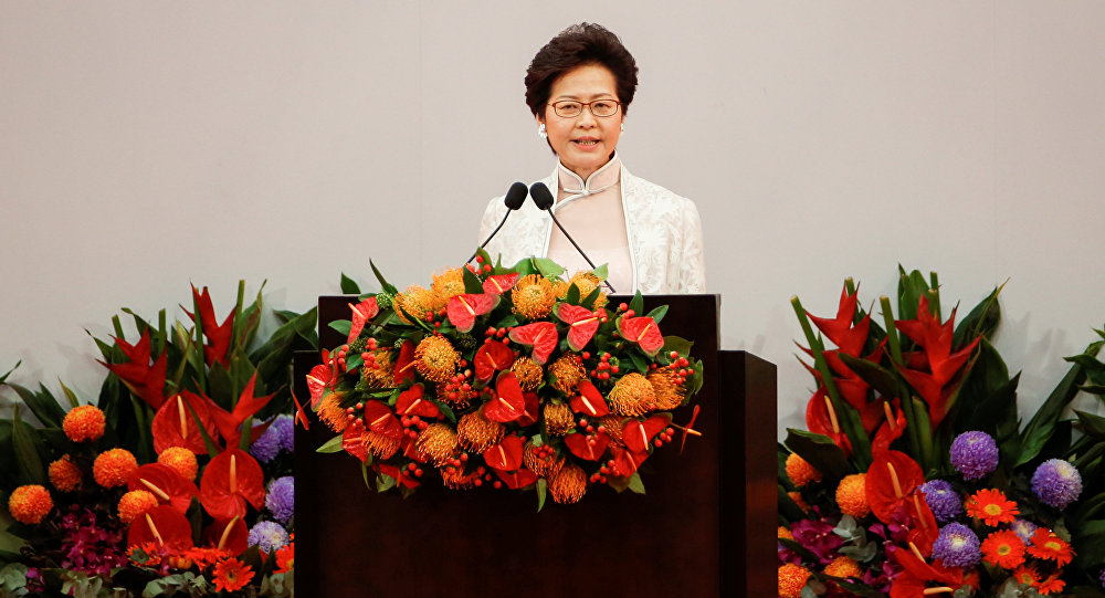 إمرأة تتولى رئاسة هونغ كونغ مرة في التاريخ