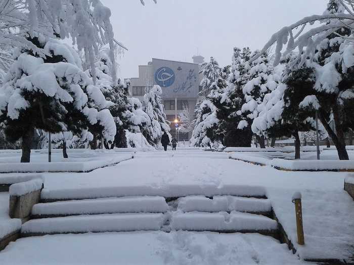 موجة من البرد وتساقط الثلوج تجتاح مختلف المناطق فی ایران