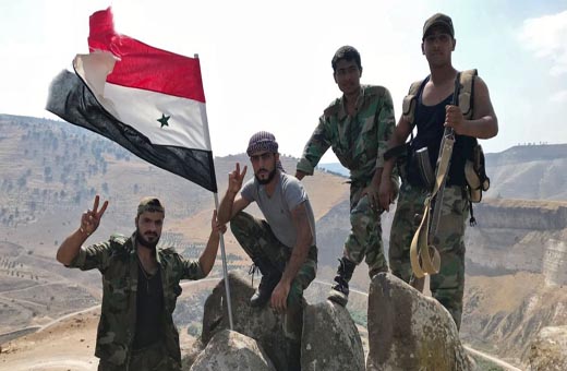 الجيش السوري يصفي 3 دواعش مختبئين في أحد مغاور تلول الصفا