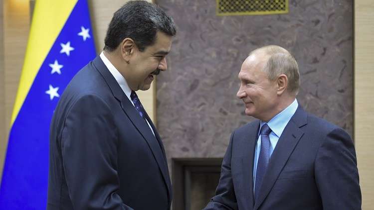 مادورو يطلب دعما سياسيا ودبلوماسيا من بوتين