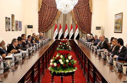 اجتماع هام برئاسة صالح لمناقشة اوضاع العراق