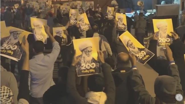 Bahrainis stage demonstrations in solidarity with Sheikh Qassim