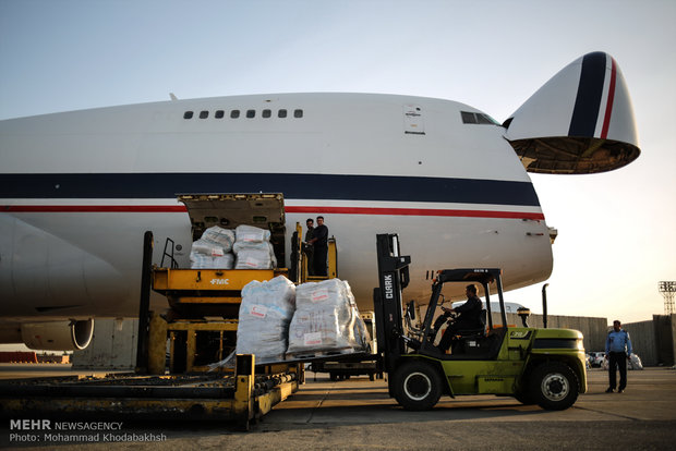 Iran loading humanitarian aid for Myanmar refugees