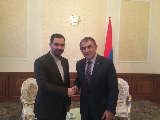 Iran, Armenia stress widening parliamentary ties