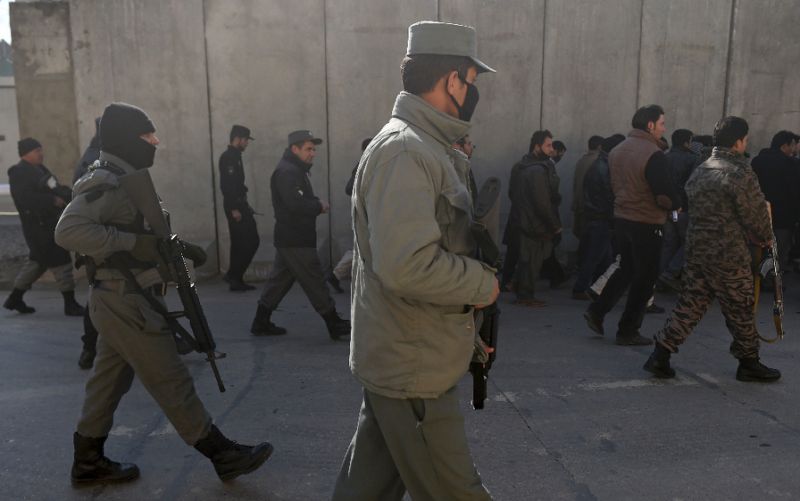 Eight Afghan police killed in 