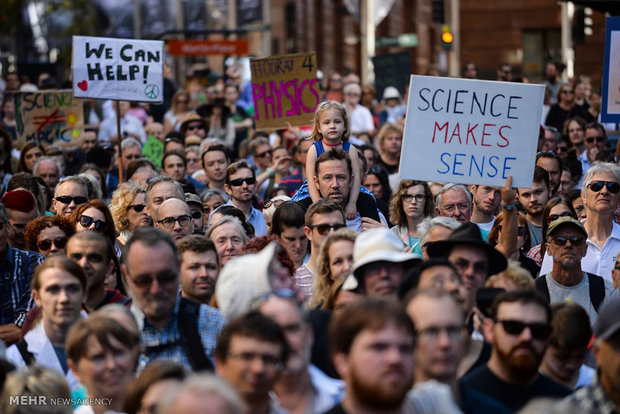 Protest in US for science
