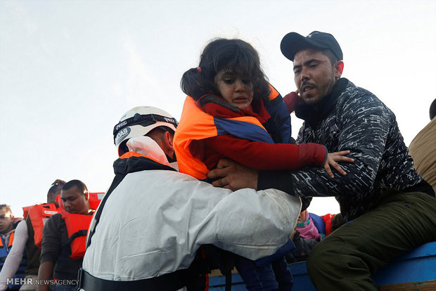 Witnessing migrants being rescued at sea
