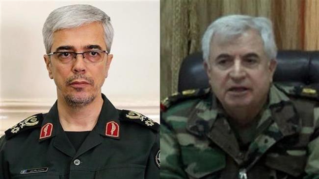 Iranian, Syrian armed forces vow to boost cooperation