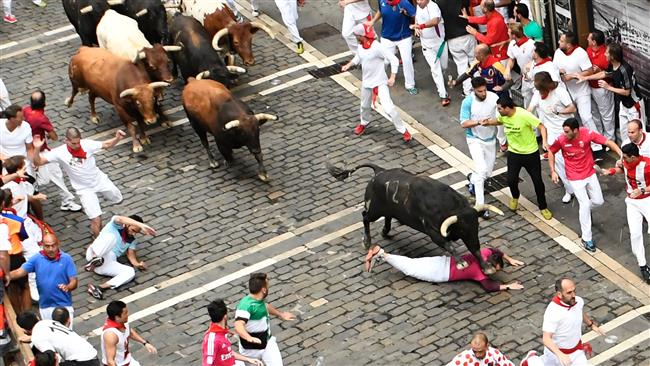 8 injured on Day 7 of Spain bull run festival