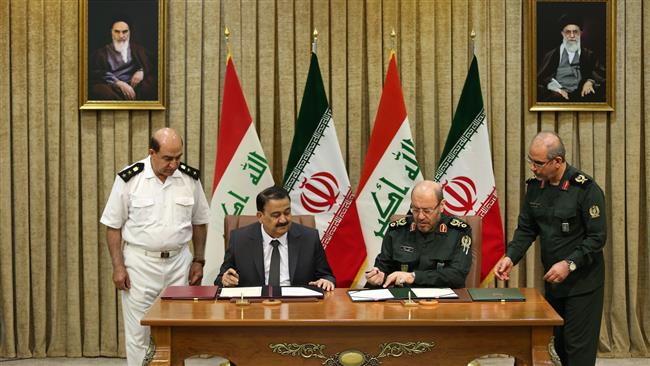 Iran, Iraq sign MoU to boost defense, military cooperation