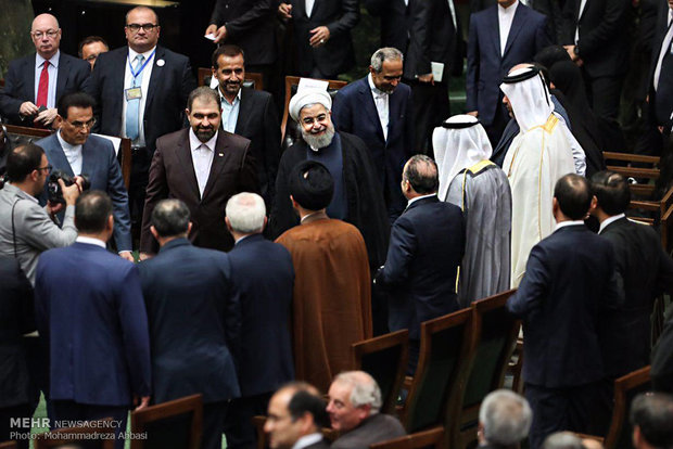 Rouhani’s swearing-in ceremony in pics