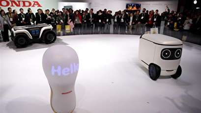 Honda debuts 3E robot series at Vegas CES