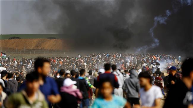 Israel threatens to strike Hamas positions amid Gaza demos