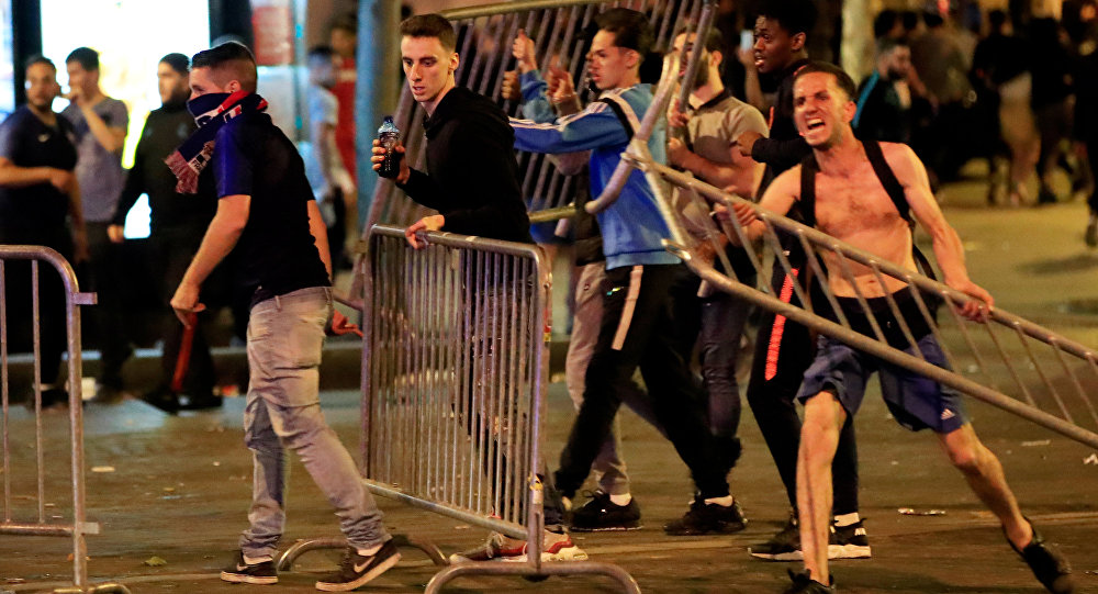Mass brawls in Paris, Brussels after World Cup semifinal