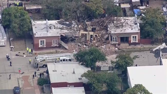 Nine hurt as gas explosion levels Denver building
