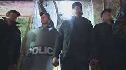 Police investigating blast site in Cairo