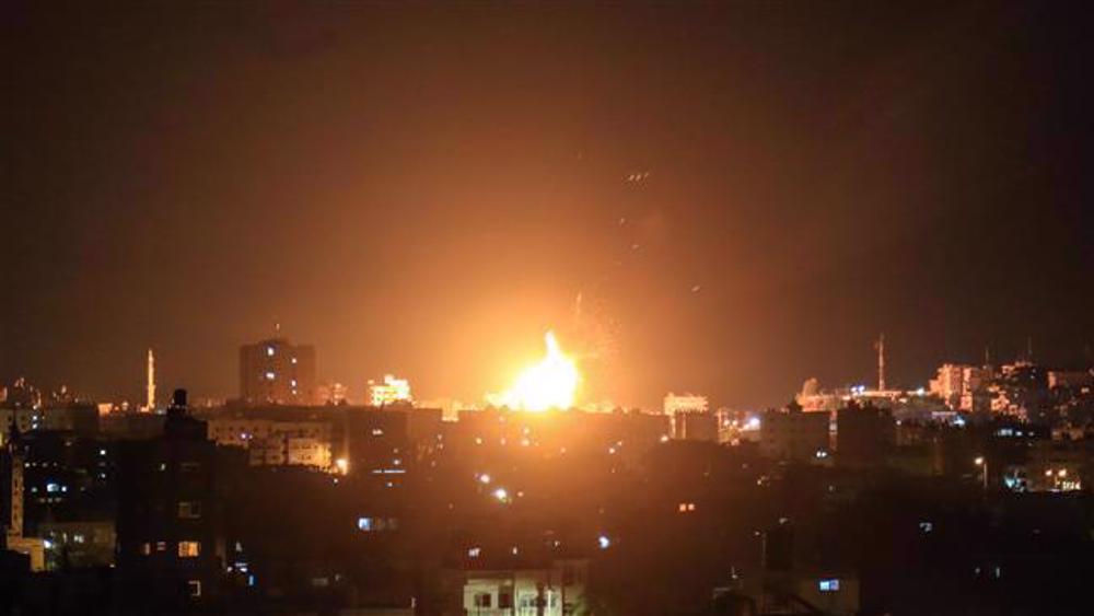 Israeli warplanes launch fresh air raids in Gaza Strip