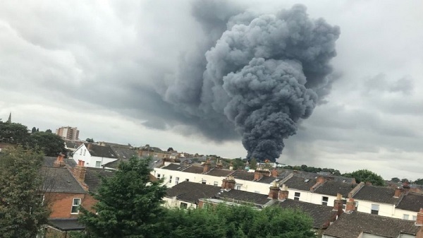 Explosions reported at scene of Leamington Spa fire