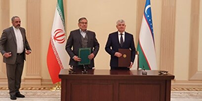 Signing of a joint security cooperation document between Iran and Uzbekistan