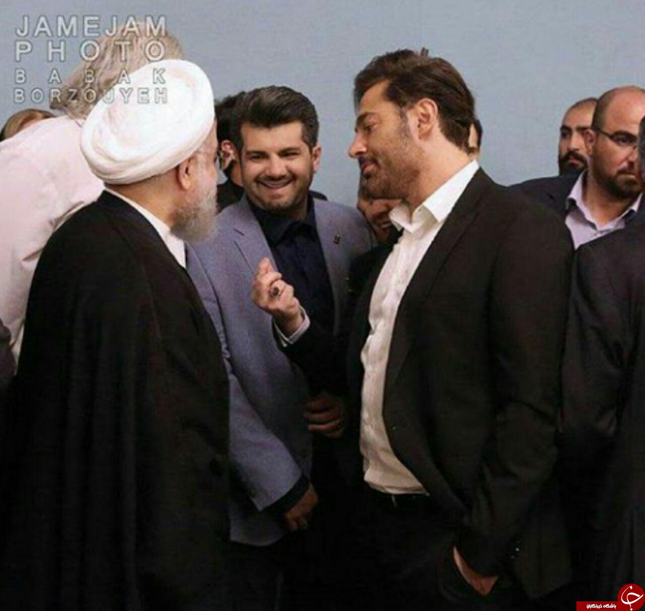 واکنش محمدرضا گلزار به عکس جنجالی اش با رئیس جمهور