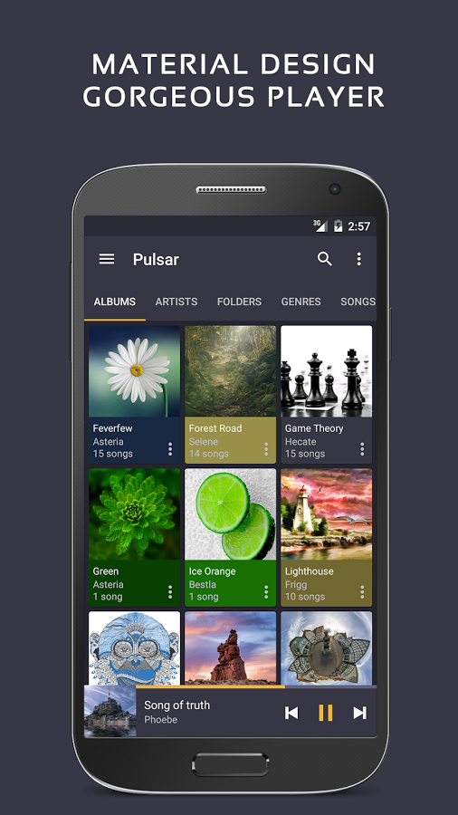دانلود Pulsar Music Player Pro 1.5.1 ؛ پلیر قدرتمند و بسیار کم حجم