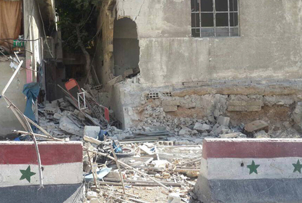 انفجار در نزدیکی پست بازرسی ارتش سوریه در دمشق