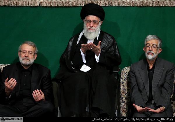 احياء مراسم ليلة تاسوعاء بمشاركة قائد الثورة الاسلامية