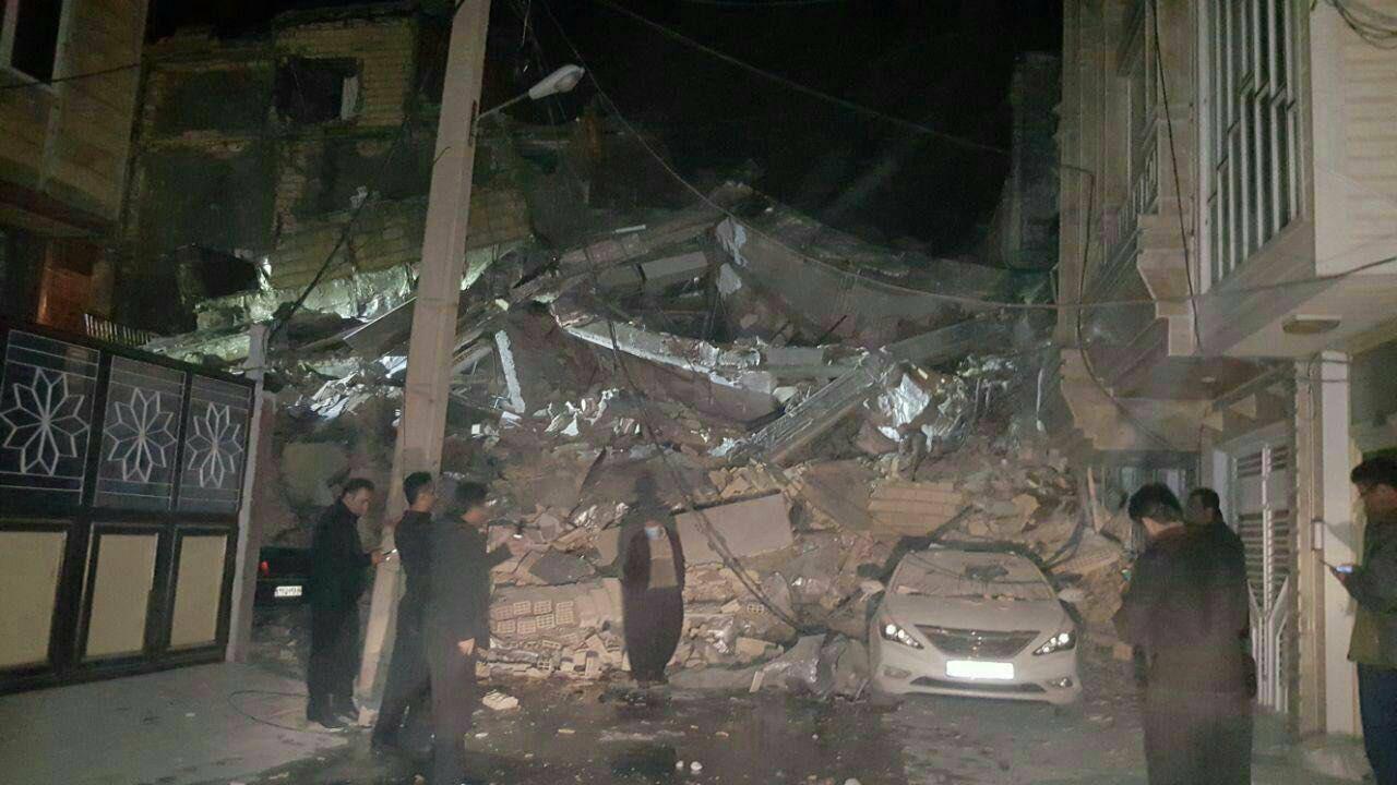 بالصور..زلزال عنیف هز غرب ایران