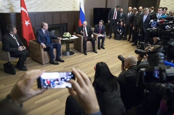 بوتين وأردوغان يتفقان على التركيز على الحل السياسي في سوريا