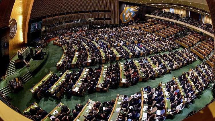 لجنة الجمعية العامة للأمم المتحدة تعتمد  قرارا مناهضا لروسيا