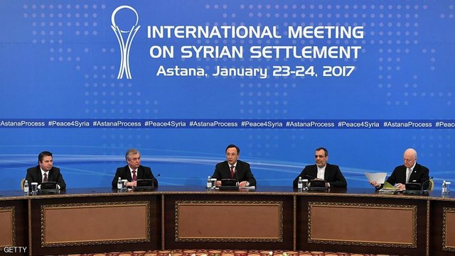 بدء أعمال اجتماع ثلاثي يضم ايران وروسيا وتركيا حول سوريا في طهران