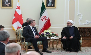 روحاني : ايران ترحب بتطوير وتعزيز مجالات التعاون مع جورجيا
