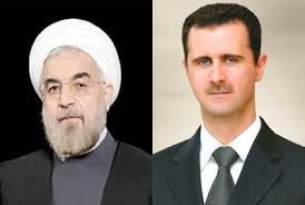 الرئيس الأسد يهنئ الرئيس روحاني بمناسبة إعادة انتخابه