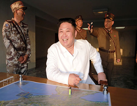 ننشر أول صور للصاروخ الباليستى الذى أطلقته كوريا الشمالية