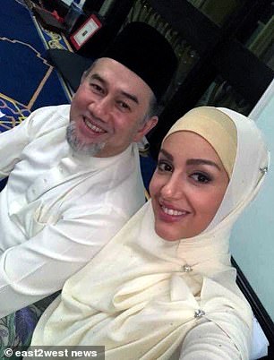 ملكة جمال موسكو تتزوج سلطان ماليزيا + صور