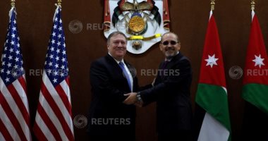 وزير خارجية الأردن يستقبل نظيره الأمريكى فى عمان