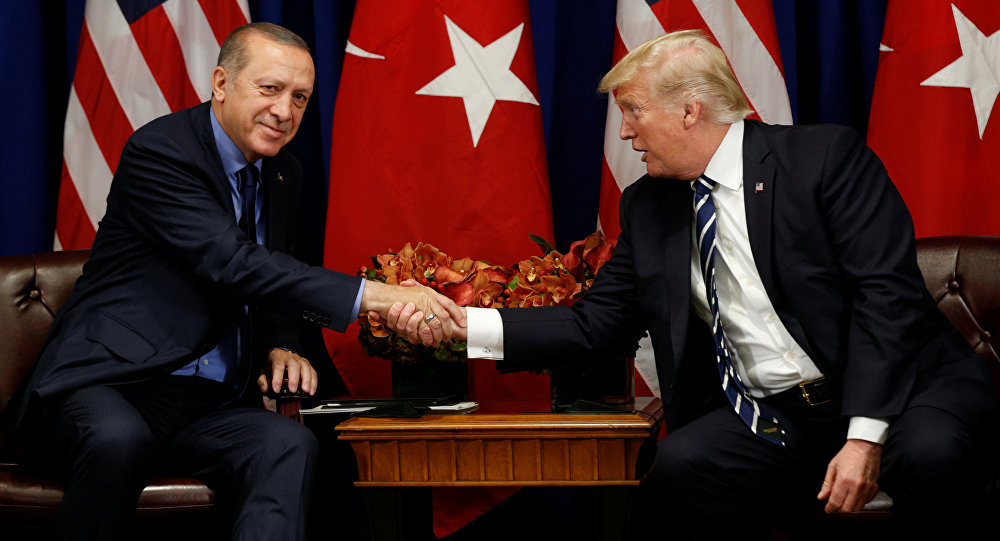ترامب يوجه رسالة لأردوغان على 