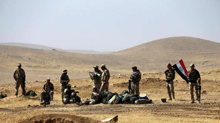 القوات العراقية تسيطر على معسكر الشيخين التابع لـ