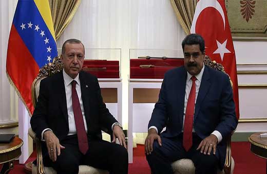 تركيا تعلن دعمها للرئيس الفنزوئلي