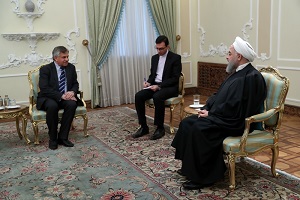 الرئیس روحانی: العلاقات بین ایران والعراق مثال یحتذی به فی المنطقة