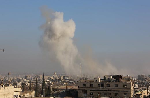 سوريا... سقوط قذائف صاروخية للارهابيين على بلدة قمحانة شمال حماة