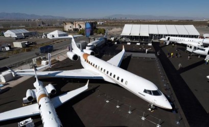 Bombardier's new Global 7000 makes trade show debut