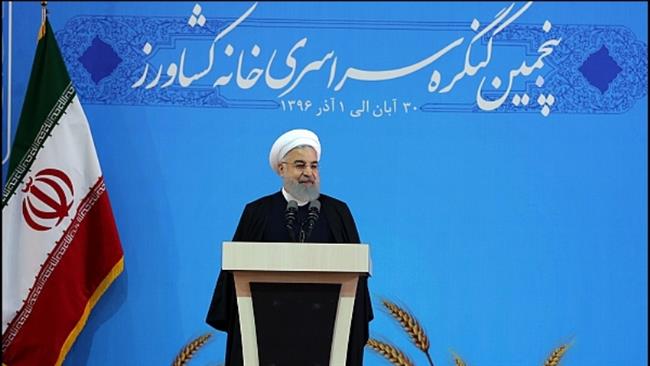 Iran’s president extols regional efforts to uproot Daesh