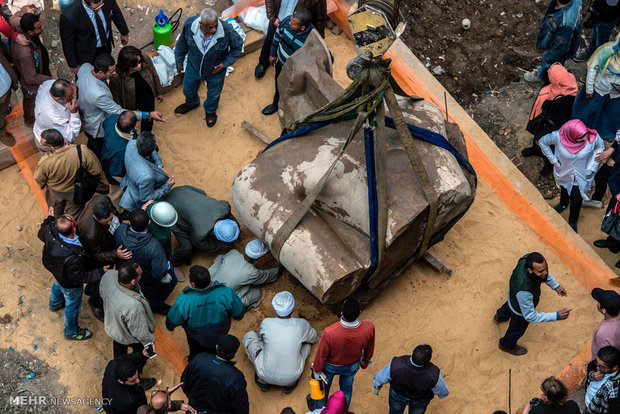 Ancient Egyptian Ramses II statue found in Cairo