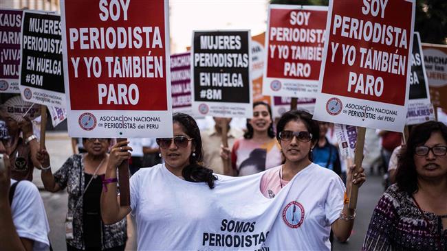 Thousands of women rally against violence in Latin America
